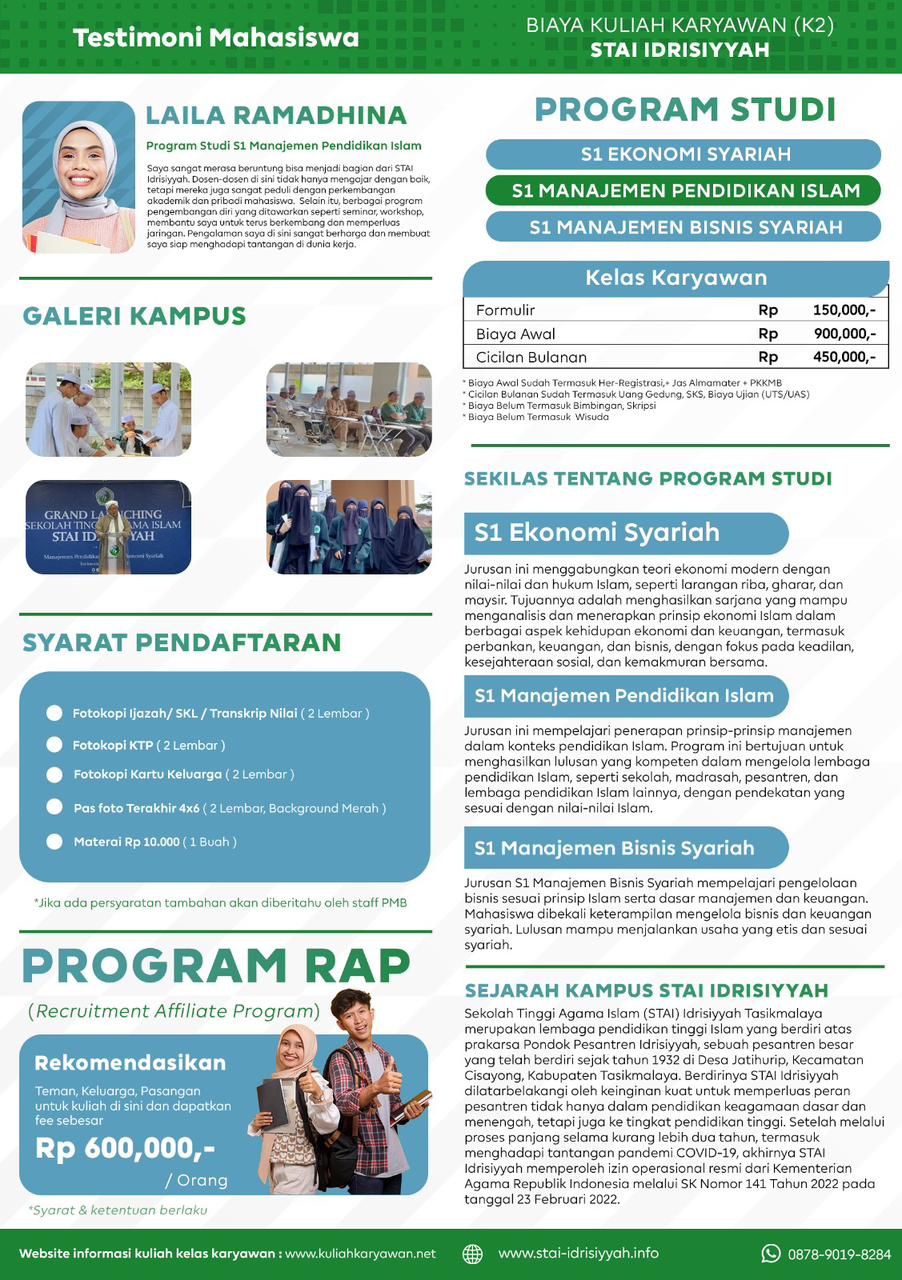 Brosur Belakang